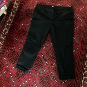 Black Old Navy Chinos Size 18